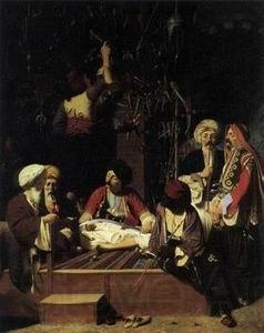 unknow artist Arab or Arabic people and life. Orientalism oil paintings  250